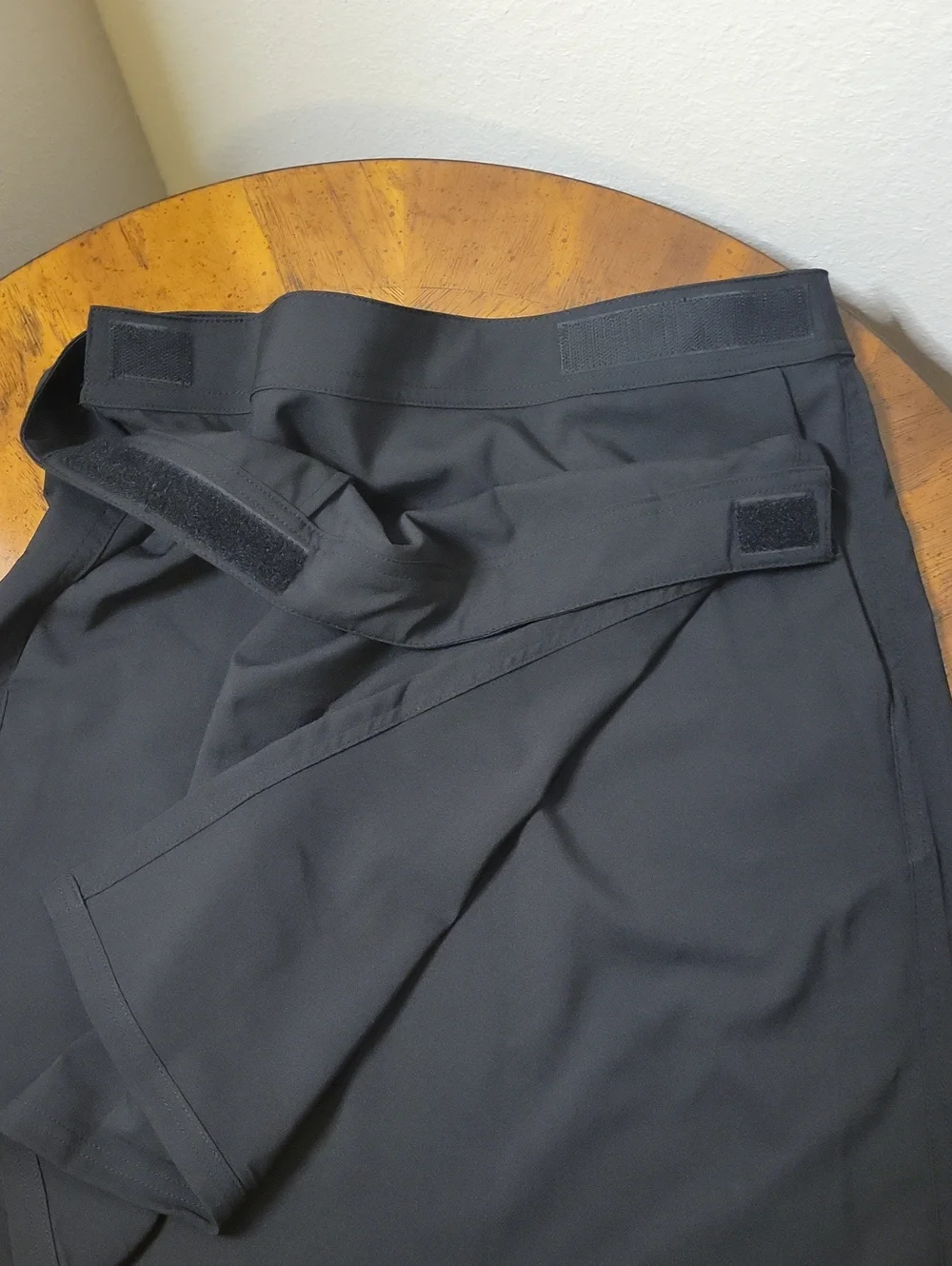 Rip Skirt Hawaii Black Classic Wrap Skirt, Pockets, 19